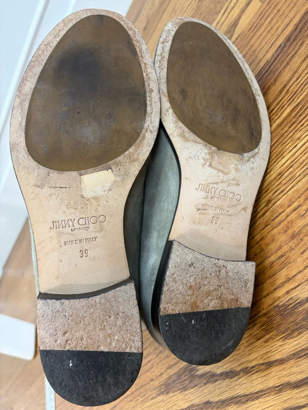 Jimmy Choo Grey Suede Ankle Boots (39)